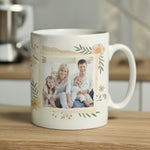 Personalised Wild Flowers Photo Upload Mug