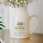 Personalised Country Cottage Jug Vase