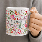 Personalised Floral Pattern Mug