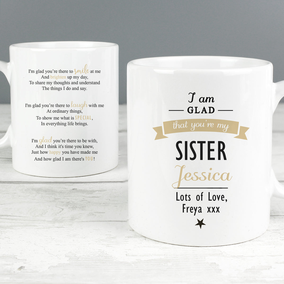 Personalised I Am Glad... Mug