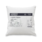 Personalised Football Ticket Cushion