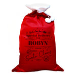 Personalised Special Delivery Red Sack