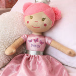 Personalised Butterfly Princess Rag Doll