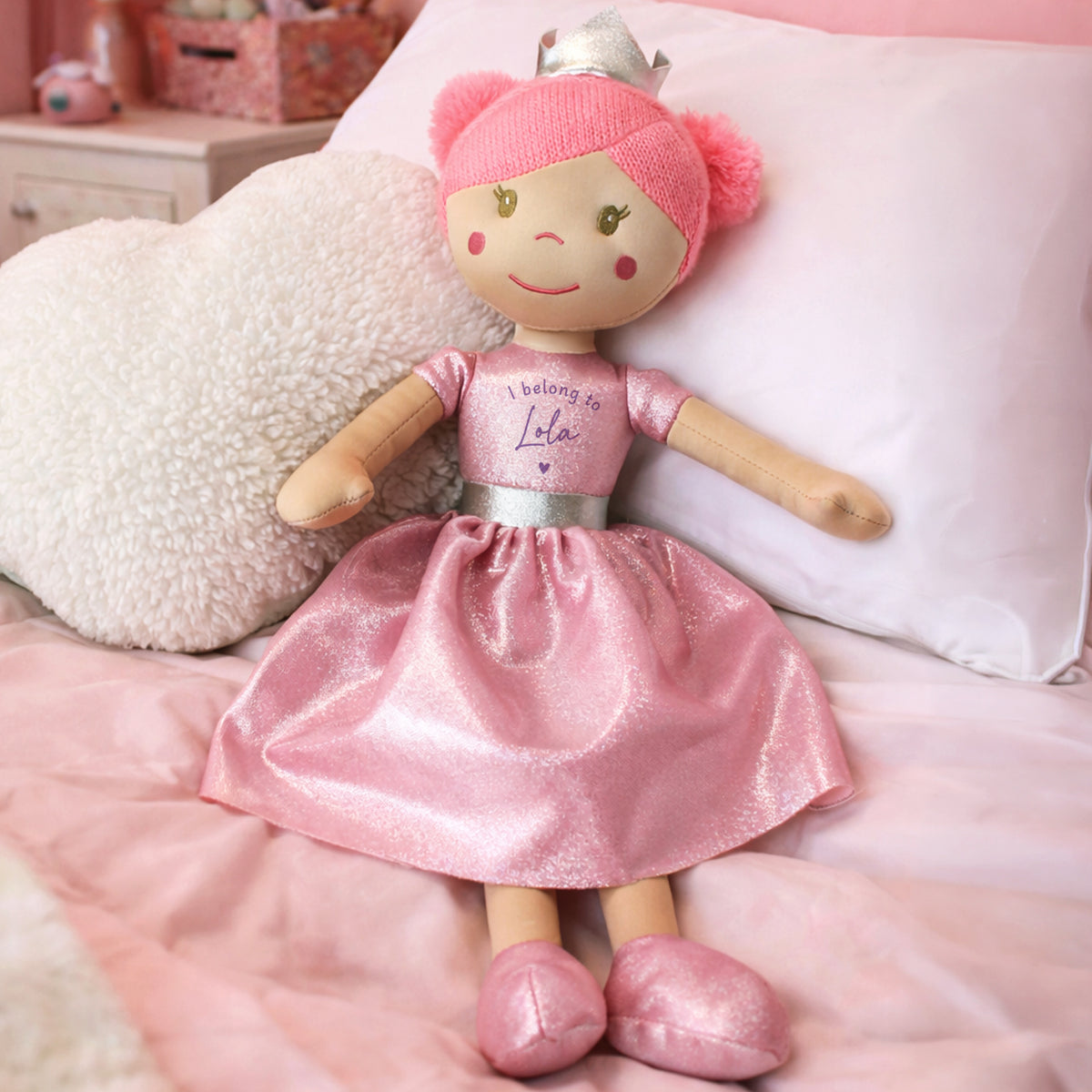 Personalised I Belong To Princess Rag Doll