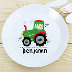 Personalised Tractor Plastic Plate