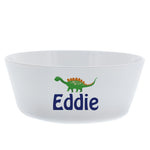 Personalised Dinosaur Plastic Bowl