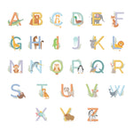 Personalised Animal Alphabet Plastic Cutlery