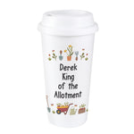 Personalised Gardening Travel Mug