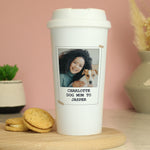 Personalised Photo Upload Travel Mug