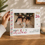 Personalised Merry Christmas 5x7 Box Photo Frame