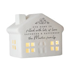 Personalised Floral LED House