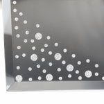 Personalised Any Message 6x4 Landscape Diamante Glass Photo Frame