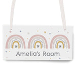 Personalised Rainbow Wooden Sign