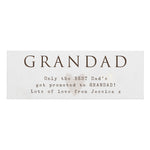 Personalised Grandad Wooden Ornament