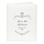 Personalised Black Ornate Swirl Traditional Photo Album