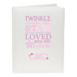 Personalised Twinkle Girls Traditional Photo Album