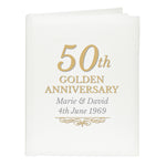 Personalised 50th Golden Anniversary Traditional Photo Album