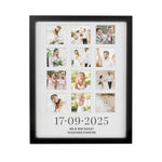 Personalised Special Date Black Multi Photo Frame