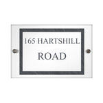Personalised Slate Effect Acrylic House Sign