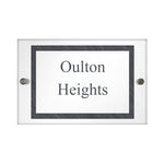 Personalised Slate Effect Acrylic House Sign