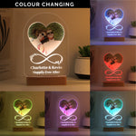 Personalised Heart Photo Upload LED Light