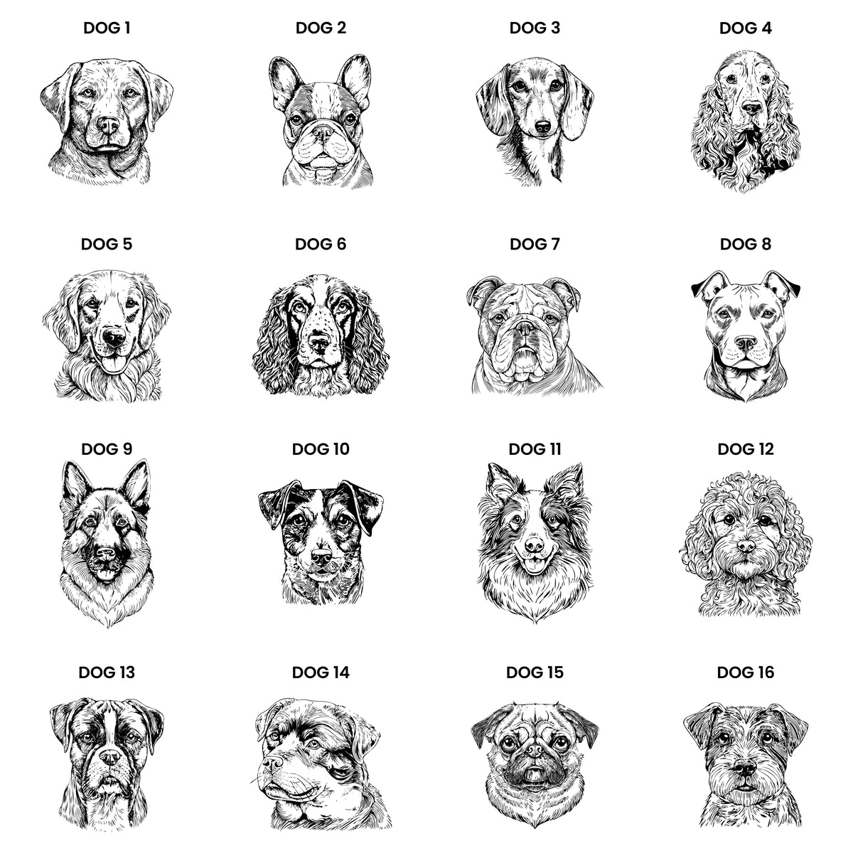 Personalised Dog Breed White Wooden Storage Box