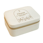 Personalised Floral Arch Leatherette Jewellery Box